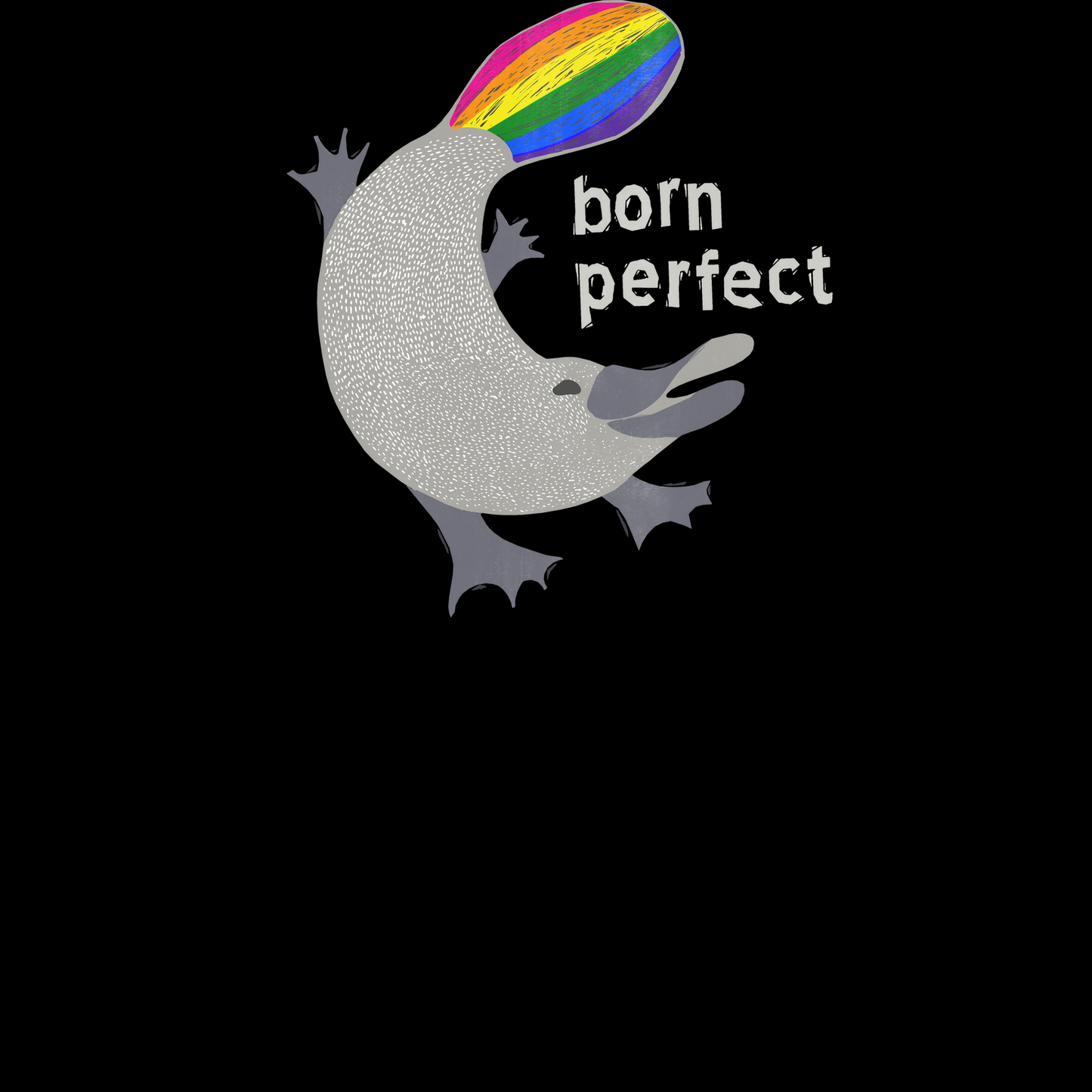 "Born Perfect" T-Shirt (Dark)